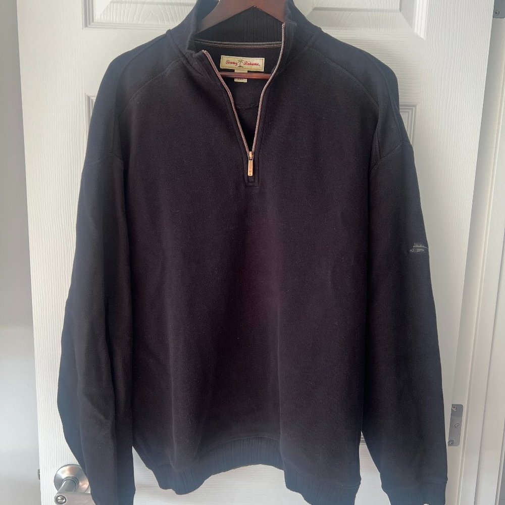Tommy Bamaha Brand Navy Blue Sweater w/Printed image on back!